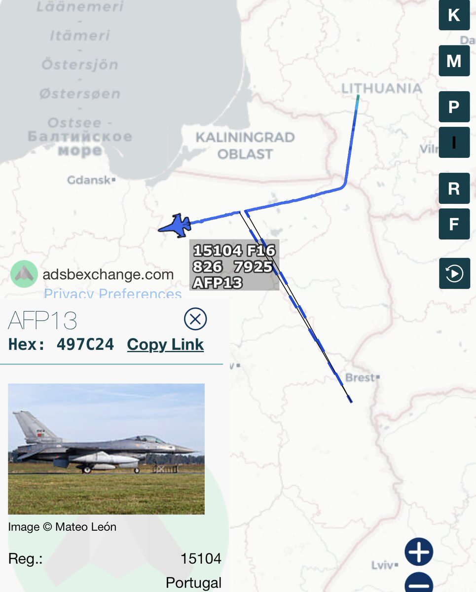 AFP13 - 15104 - 497C24

Portuguese F-16 departed Šiauliai Air Base, Lithuania.