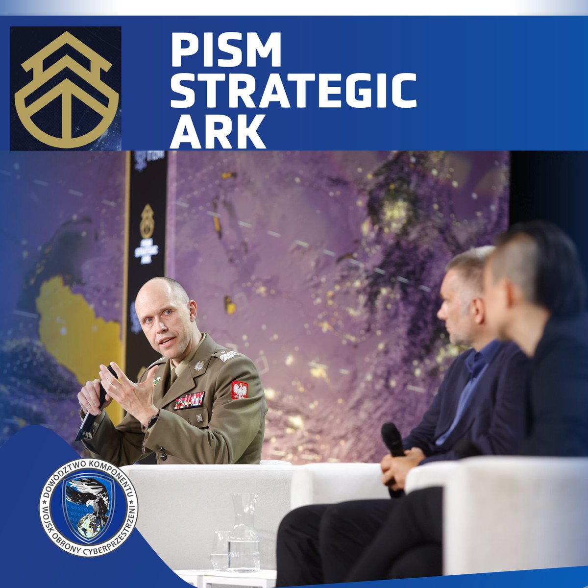 CyberWojska's tweet image. Pierwszy dzień @PISM_Poland #Strategic_Ark już za nami. Zastępca Dowódcy @CyberWojska, gen. bryg. @MChmielewskiMIL podczas tego wyjątkowego wydarzenia wziął udział w interesującej dyskusji na temat „Cyber &amp;amp; Hybrid Warfare in 2024. A Real Victory over a not so Virtual Foe". Cała