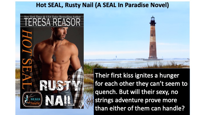 RT@teresareasor
Hot SEAL, Rusty Nail (A SEALs In Paradise Novel) Both have experienced trauma and heartbreak. But when love comes calling, sometimes you just have to take a chance. Will it be worth it? #militaryRomance
amazon.com/gp/product/B07…