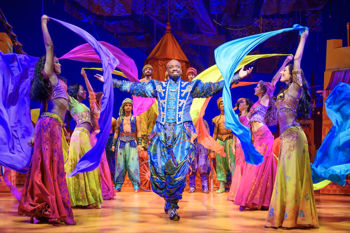 Disney’s done it again! What an amazing night @aladdin @PalaceAndOpera. Brilliant performances from the whole cast & orchestra, a magical set, glitzy costumes & incredible singing. One of the greatest shows I’ve ever seen! More on @BBCRadioStoke next week. Photo: Deen Van Meer