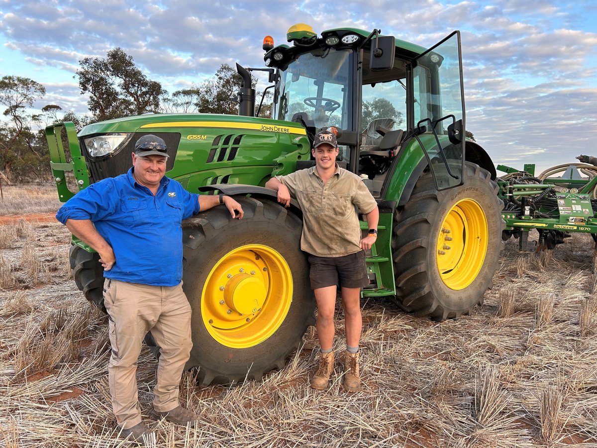 We've been busy setting up the University of Melbourne Farming Systems trial site. This farm-scale trial aims to research the effectiveness of different adaptations to farming systems to improve drought resilience. #grainsresearch #sowing #bcg #ausag #agchatoz