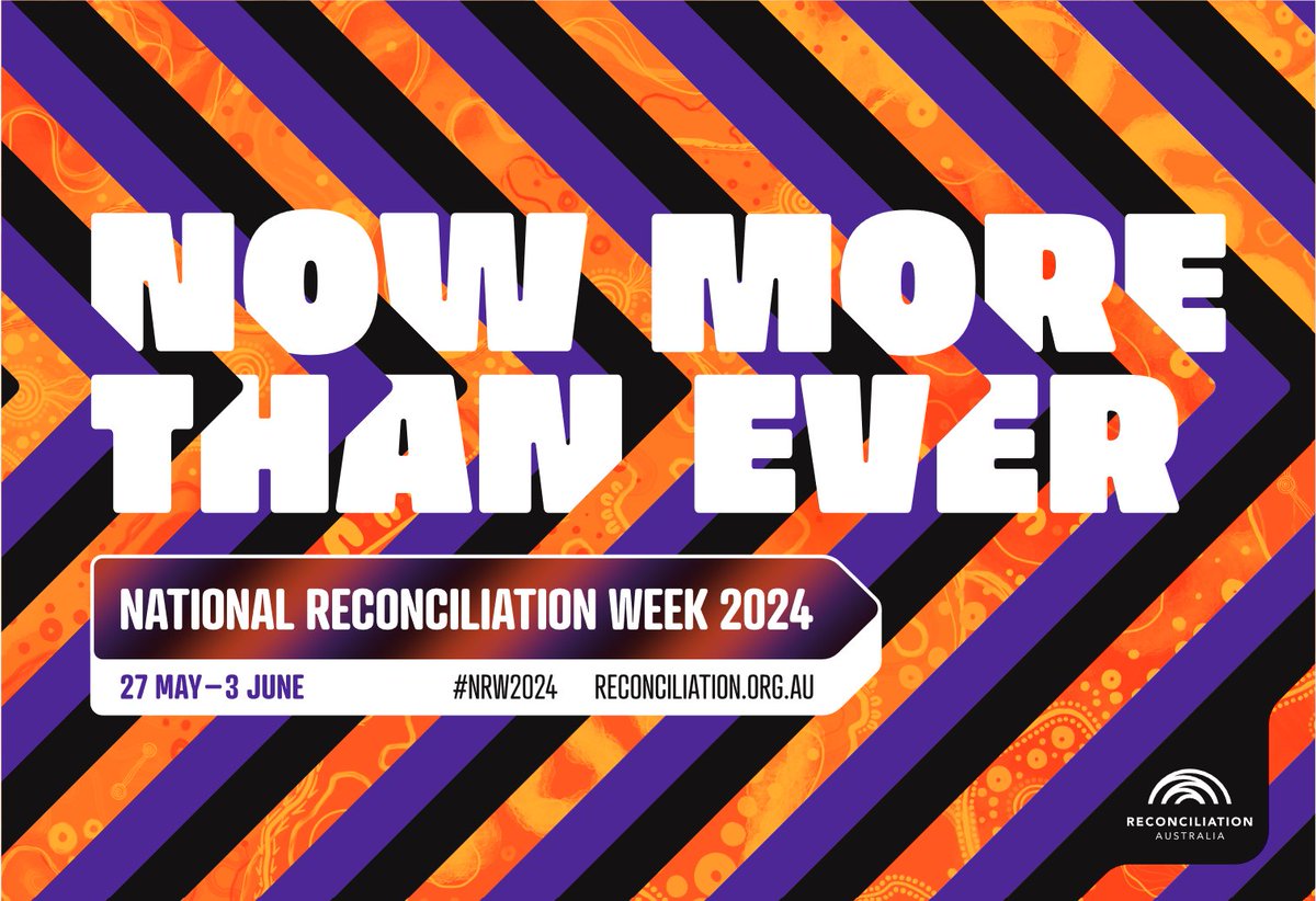 It's National Reconciliation Week, a time for all in Australia to understand the continent's shared histories, and to explore how each of us can contribute to achieving reconciliation. View @RecAustralia's event calendar: reconciliation.org.au/calendar #NowMoreThanEver ❤️💛🖤 #NRW2024