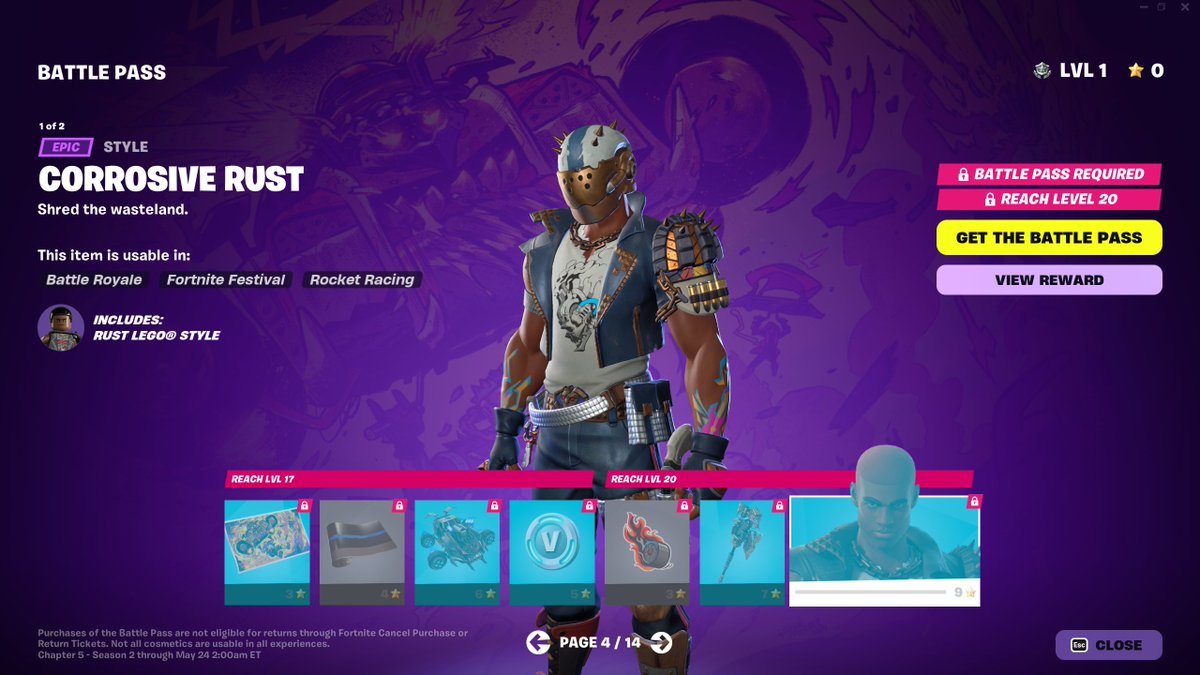 FireMonkey's tweet photo. Fortnite: Wrecked battle pass pages: https://t.co/FqjsffusaO