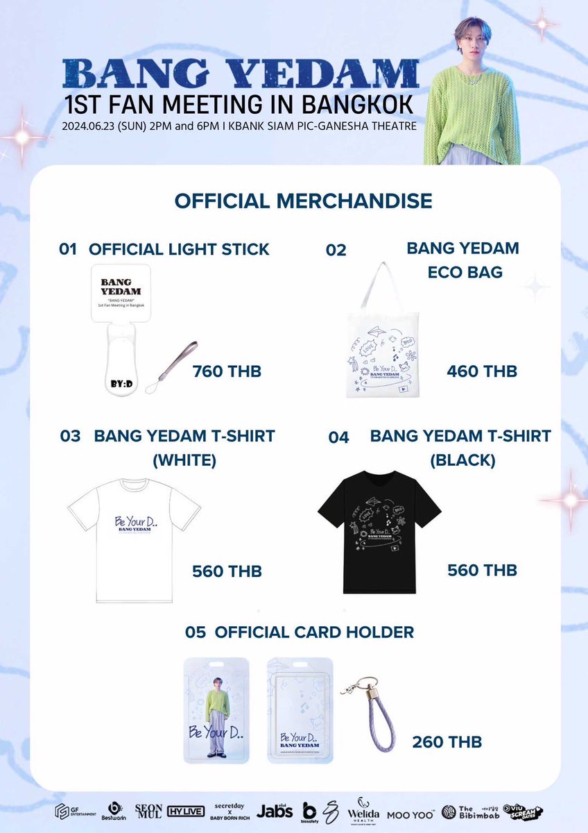 BestwarinForYou's tweet photo. 📣เปิดพรีออเดอร์งาน“BANG YEDAM”1st Fan Meeting In Bangkok Official Merchandise สามารถสั่งซื้อและชำระเงินผ่าน https://t.co/Ov8AgDUzOg 

🗓️ตั้งแต่วันนี้ - 15 มิถุนายน 2567
✳️โปรดนำหลักฐานสลิปการชำระเงิน และบัตรประชาชนหรือพาสปอร์ตเพื่อมารับสินค้าได้ที่จุดรับ MD ที่หน้างาน (สินค้ามีจำนวนจำกัด) 

⁉️หากพบปัญหาในการสั่งซื้อสินค้า Official บนเว็ปไซค์ สามารถกรอกแบบฟอร์มผ่านช่องทาง google forms ได้เลยค่ะ ช่องทาง google forms คลิก >> >https://t.co/ev9NuhH8GU

📣Pre-order announcement “BANG YEDAM”1st Fan Meeting In Bangkok  Official Merchandise You can pre-order Official Merchandise from today until June 15th, 2024 MD website: https://t.co/Ov8AgDUzOg Please show payment slip with your ID card or passport to the staff to pick up your MD order at Official MD table on show day. (MD has limited quantity) 

@_YEDAM_OFFICIAL 
#BANGYEDAM1stFanmeetingInBKK
#BANGYEDAM #บังเยดัม 
#Bestwarin 
#Bestwarinforyou
