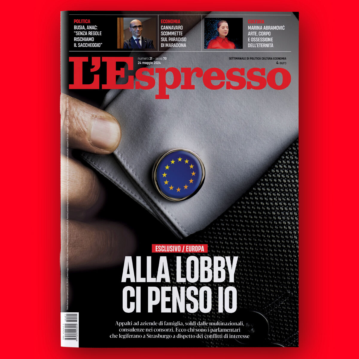 🔴 ALLA LOBBY CI PENSO IO

Appalti ad aziende di famiglia, soldi dalle multinazionali, consulenze. Ecco chi sono i parlamentari che legiferano a Strasburgo a dispetto dei conflitti di interesse

👉 La copertina de L'Espresso in edicola e su app

bit.ly/3T88neD