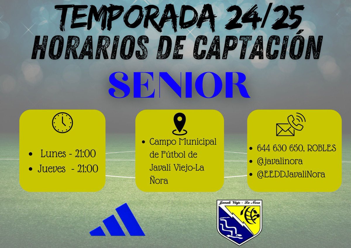 Empieza la 24/25 para nuestro senior, te animas?