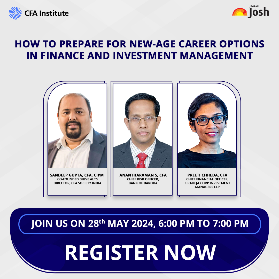 Jagranjosh's tweet photo. The CFA Program helps finance aspirants and young professionals upskill to keep up with India’s ever-evolving finance and investment management industry. Tune in to get exclusive insights from CFA charterholders and industry experts. 

Register for free: https://t.co/SxzUvUn0eM https://t.co/3NzU7Zw83p