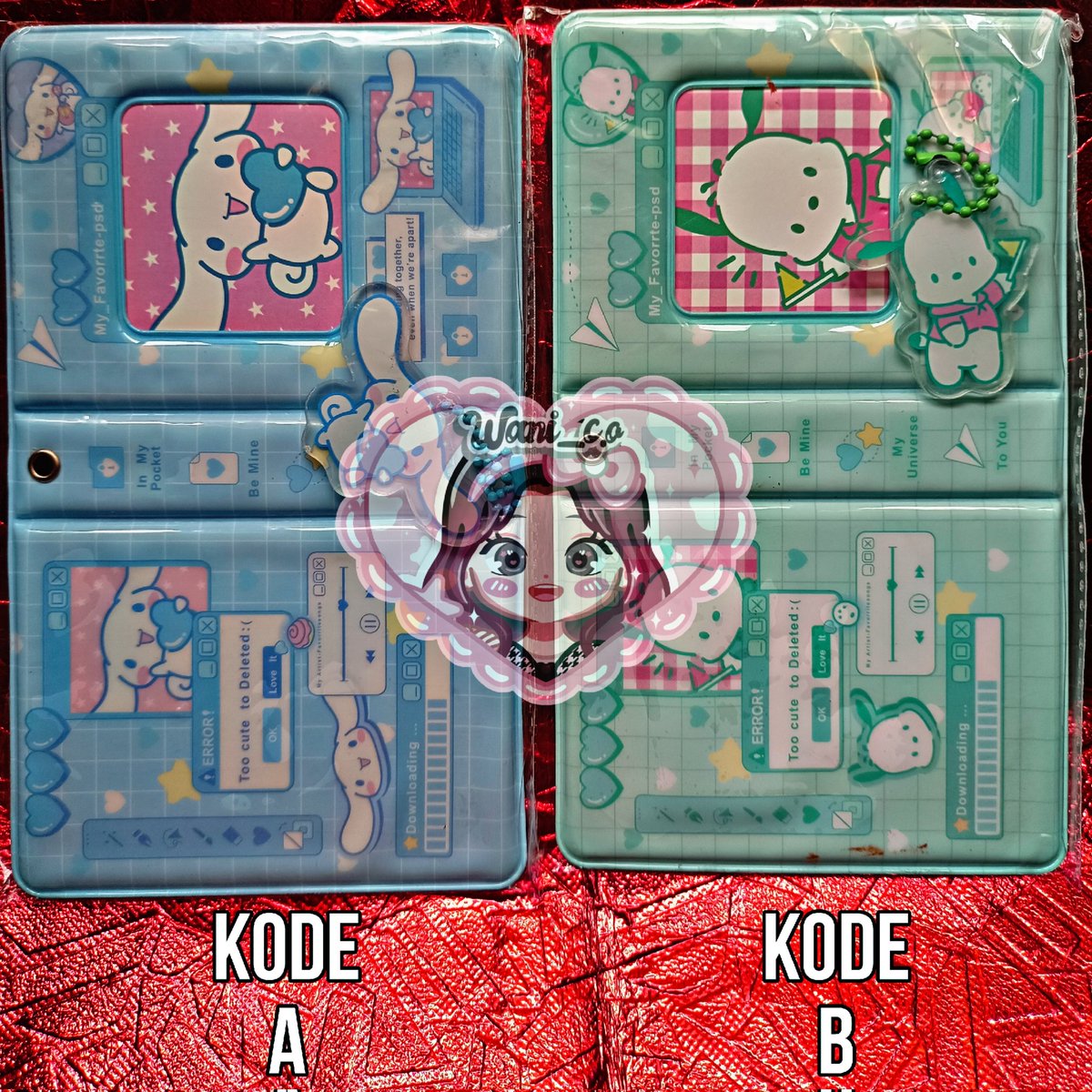 WTS

Kolbuk 1p sealed sanrio
• 20 sleeve pvc, muat 40 pc
• harga inc all nett
A : 47k new
B : 45k new unsealed, detail dm
Svideo : id.shp.ee/hgg50i6?smtt=0…

❌ hnr/return
• keep event w dp
• 🍊 &amp; gratong
• jatim
Sale sell jual collect book photo album foto cinnamoroll