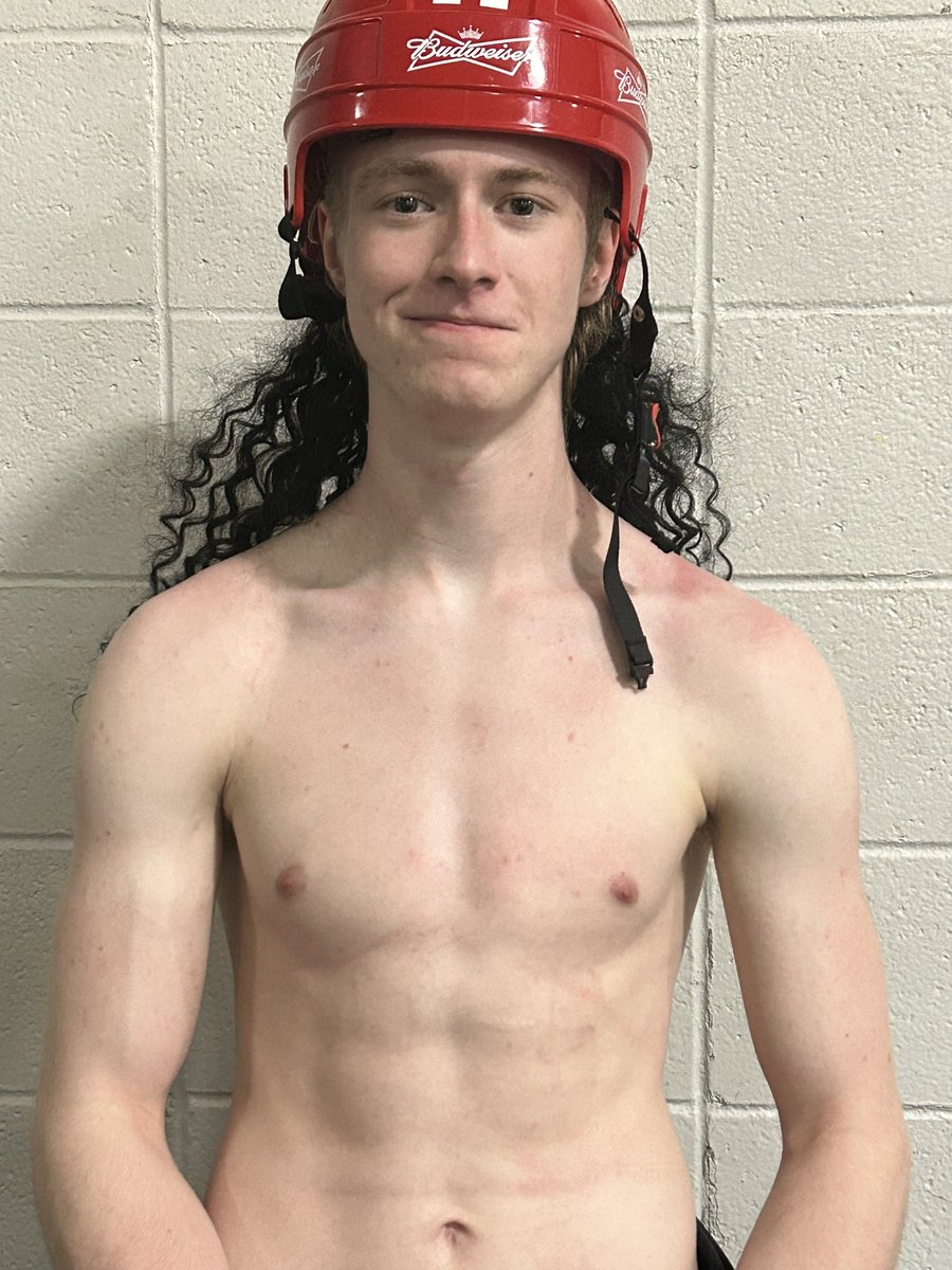 Mountaineers Player of the game vs Marauders with the hard flex. 
Rookie goalie Connor Thain

#Mountaineerslax #POG