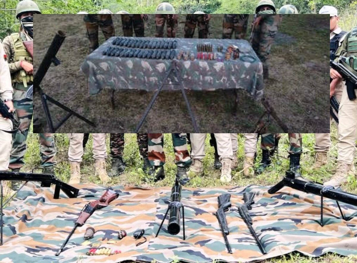 BeastTrainerInd's tweet photo. -#IndianArmy &amp; #Manipur police in joint operation recovered arms &amp; ammunition on 20 &amp; 21 May
-It’s become a regular occurrence 
-Well-known enemy of #India has been indulging in anti-India activities for decades &amp; we remain mute spectators
-Time to spread chaos in their territory https://t.co/qL6F5JPBrH
