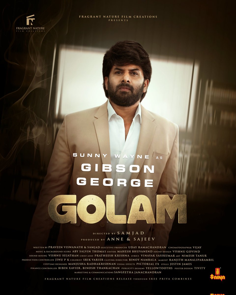 Sunny Wayne as Gibson George💫 Golam coming soon to theatres near you!✨

#golammalayalammovie #fragrantnaturefilmcreations #annesajeev #sajeevpk #udayramachandran #ranjithsajeev #dileeshpothan #alencier #sidhique #kaarthikshankar #chinnuchandni #storiessocial