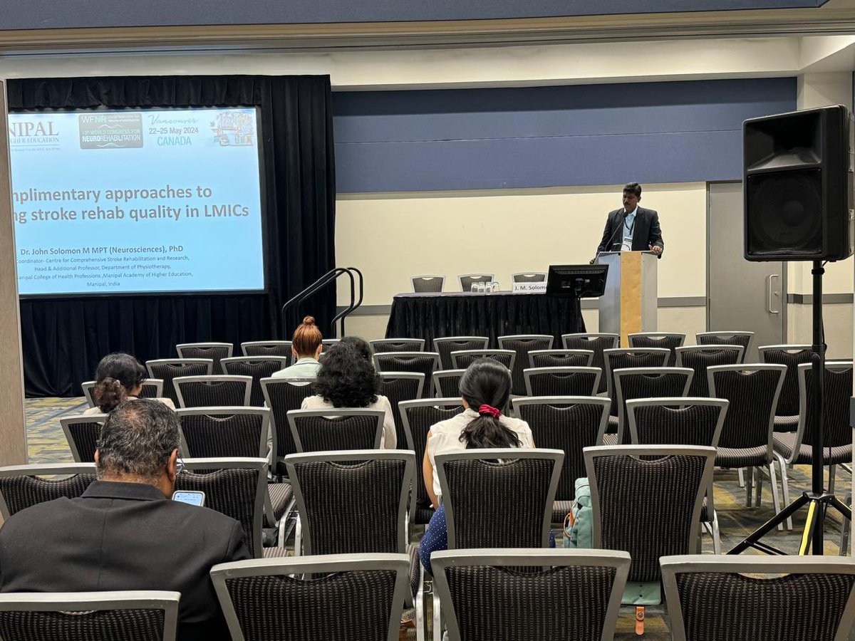 GCSR_LMIC's tweet photo. Our founding members @johnsolomon78 and @DorcasGandhi presented #GCSR research work on “Tailoring clinical practice guidelines (CPGs) for stroke rehabilitation in LMICs” at #WCNR2024
@suresh_lshtm @GUrimubenshi @Vinny198522 @MarikaDemersOT @ranj_ety @AVERTtrial @Coralie_English https://t.co/MCcewmQ3H6