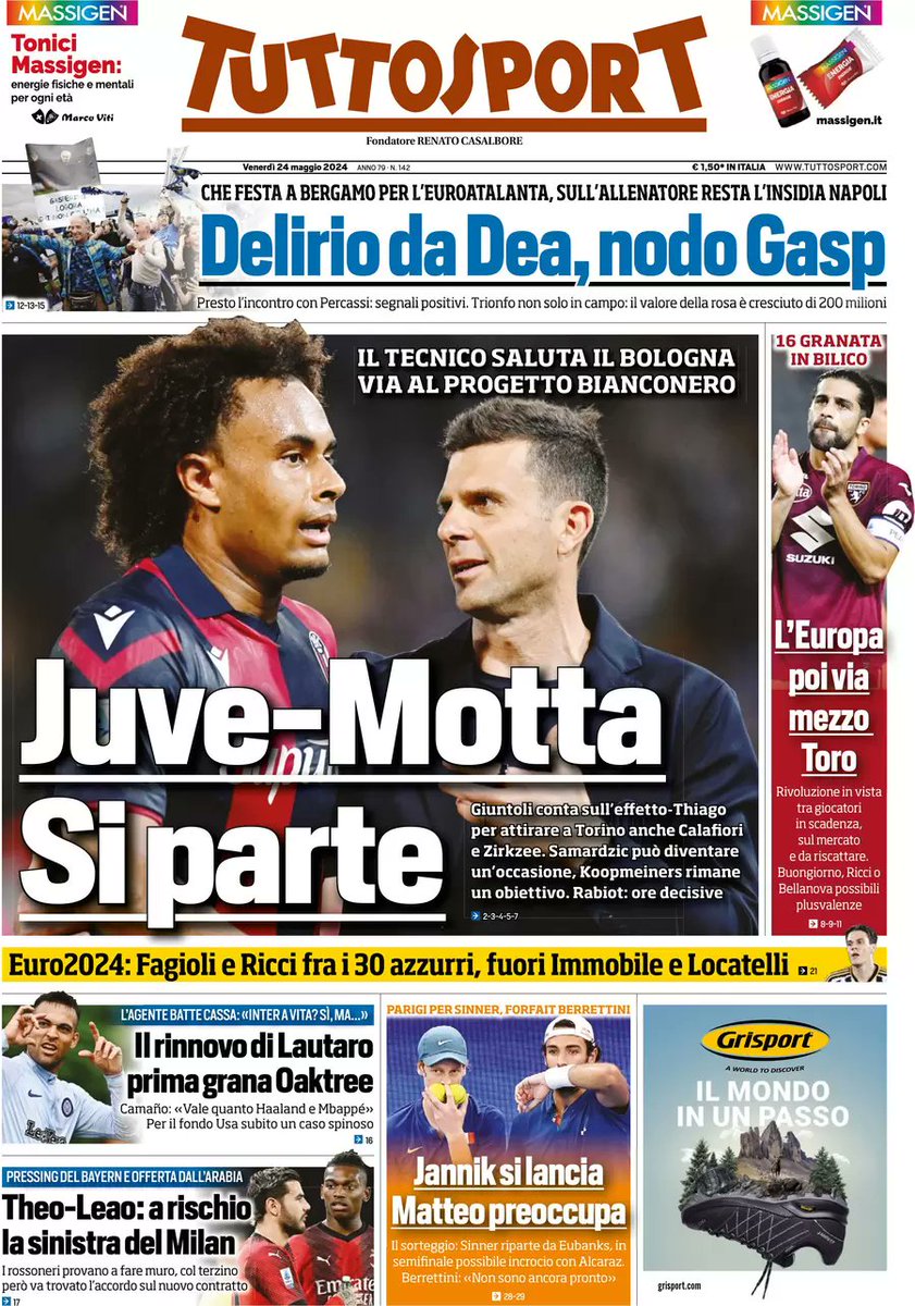 #italian #newspapers #sport #primepagine #24maggio2024🗞️📰