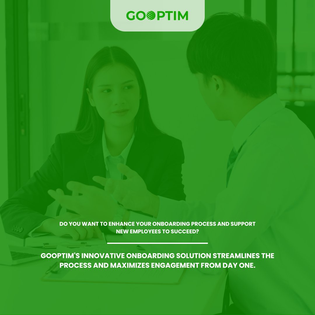 proaipath's tweet image. Do you want to enhance your onboarding process and support new employees to succeed? gooptim&apos;s innovative onboarding solution streamlines the process and maximizes engagement from day one. #OnboardingSolutions #EmployeeEngagement #NewHireSuccess #StreamlinedOnboarding