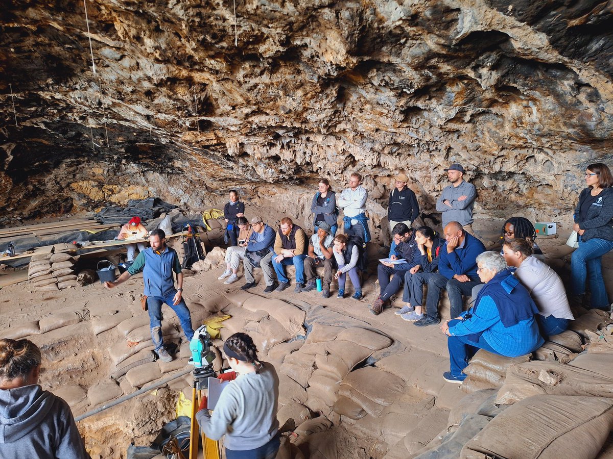 SASQUA (@sasqua1) on Twitter photo As we almost wrap up #SASQUAXXIV, our delegates got the #opportunity to explore the live excavation at #Boomplaas Cave.
We thank <a href="/hayley_cawthra/">Hayley Cawthra</a> for giving insights about the geology and <a href="/justin_pargeter/">Justin Pargeter</a> for allowing delegates into the cave and for an awesome presentation 👏 As we almost wrap up #SASQUAXXIV, our delegates got the #opportunity to explore the live excavation at #Boomplaas Cave.
We thank <a href="/hayley_cawthra/">Hayley Cawthra</a> for giving insights about the geology and <a href="/justin_pargeter/">Justin Pargeter</a> for allowing delegates into the cave and for an awesome presentation 👏