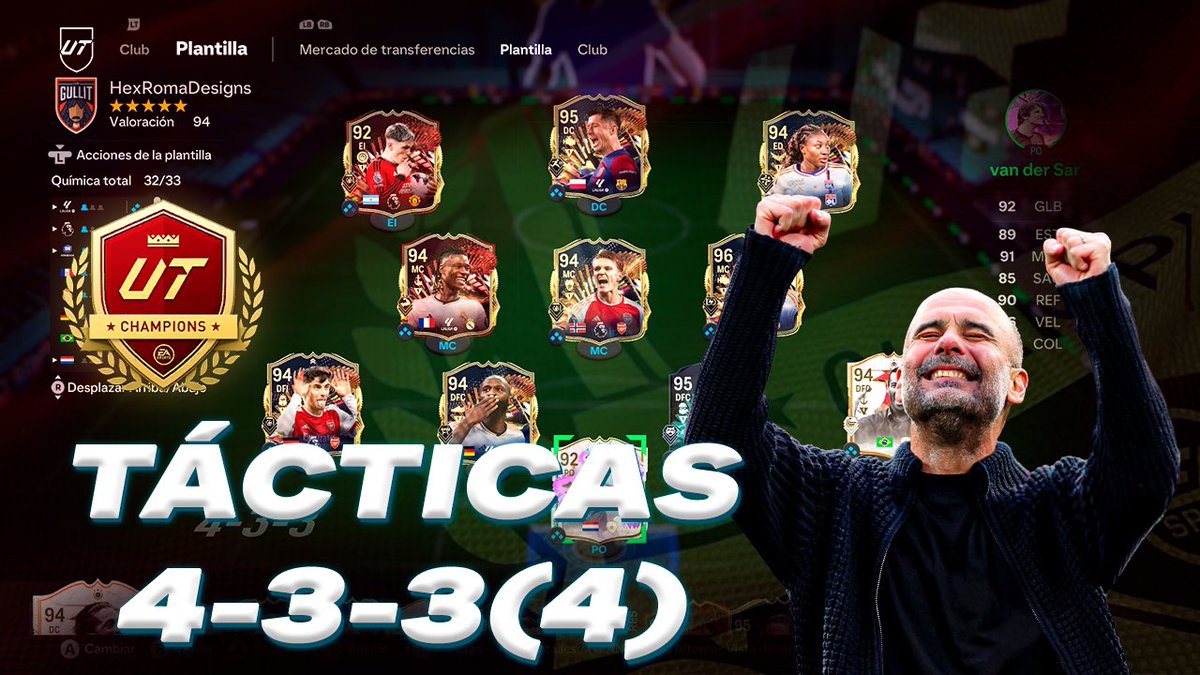 HEX_Roma's tweet photo. Con estas tácticas subirás de división más fácil, y si no puedes hacer poderoso rango V en FC, estas tácticas son para ti. ❤️

TÁCTICAS 4-3-3(4) tácticas que actualmente utilizo en división élite. 

Se agradece que dejen su apoyo con sus follows y sus ❤️🔁 https://t.co/kdAyPFDJgz