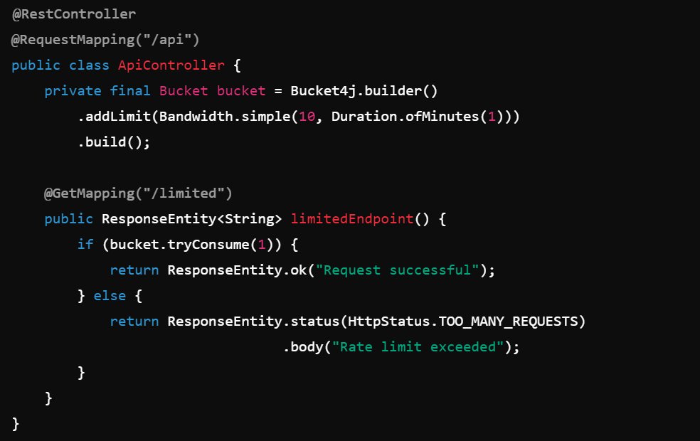 🚀Spring Boot with Rate Limiting (Bucket4j)🚀

Implement rate limiting with Bucket4j! 🔥

bucket4j.com

#SpringBoot #RateLimiting