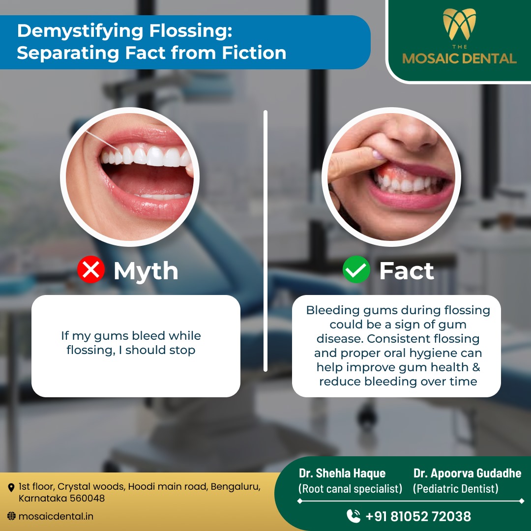 TheMosaicDental's tweet image. 🦷 #Flossing Truths Uncovered: What's Real and What's Not 🦷
🌐 themosaicdental.in

#MosaicDental #FlossingTips #FlossingRoutine #FlossingChallenge #GumHealth #FlossDaily #FlossBoss #InstaDentist #Bangalore #Karnataka