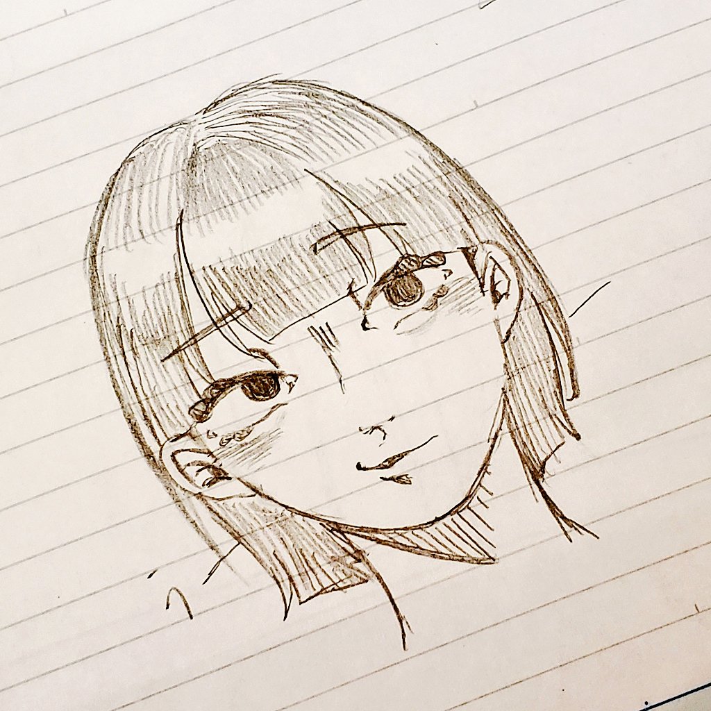 shida_01no's tweet photo. #我ながら天才なお顔4選 
お顔まともに描いた作品があまりなかった https://t.co/iSYyK98uyE