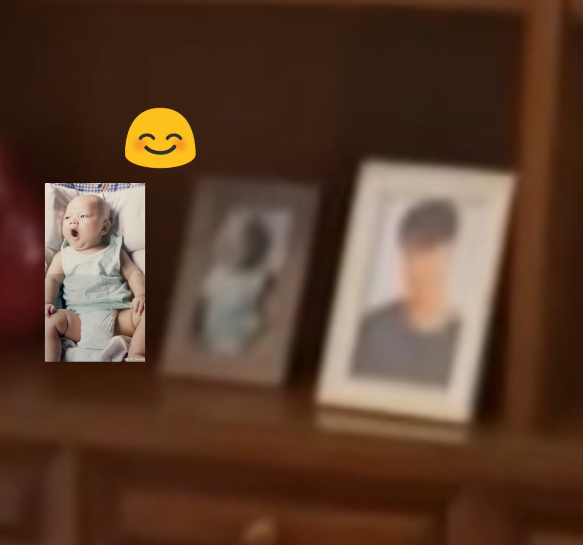 Kidnap crew using Baby Ohm's pic for Baby Min. Adorable!! 👶 🥰 #KidnapSeries #KidnapSeriesQ5 #ohmpawat