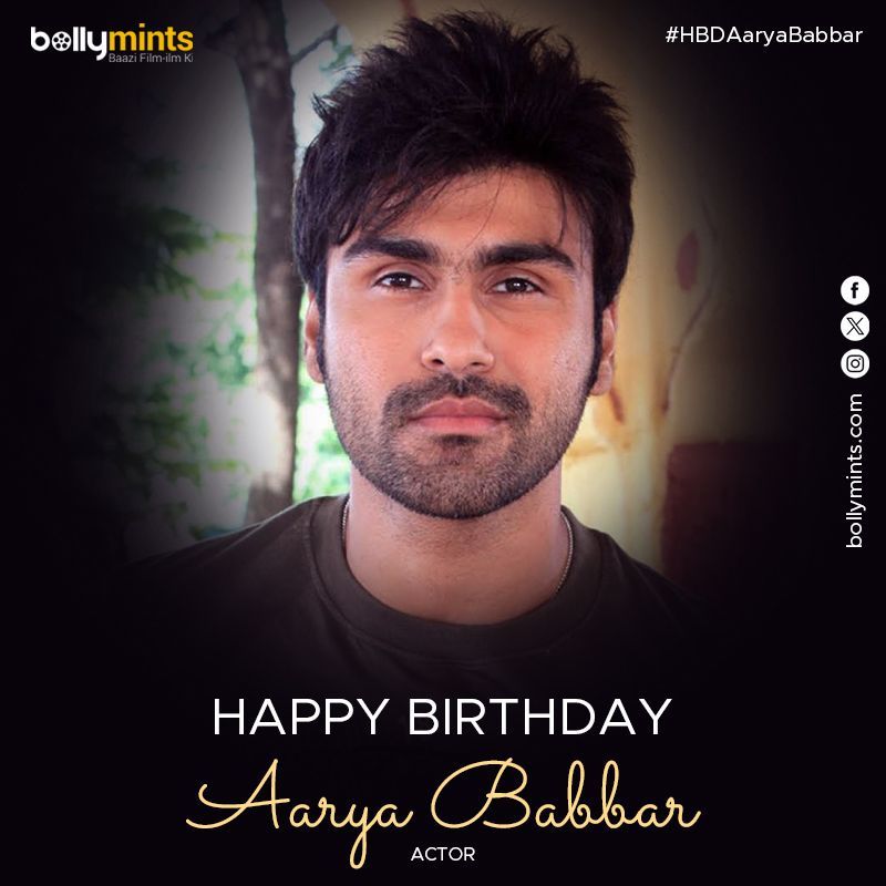 Wishing A Very Happy Birthday To Actor #AaryaBabbar ! #HBDAaryaBabbar #HappyBirthdayAaryaBabbar #RajBabbar #JuhiBabbar #PrateikBabbar