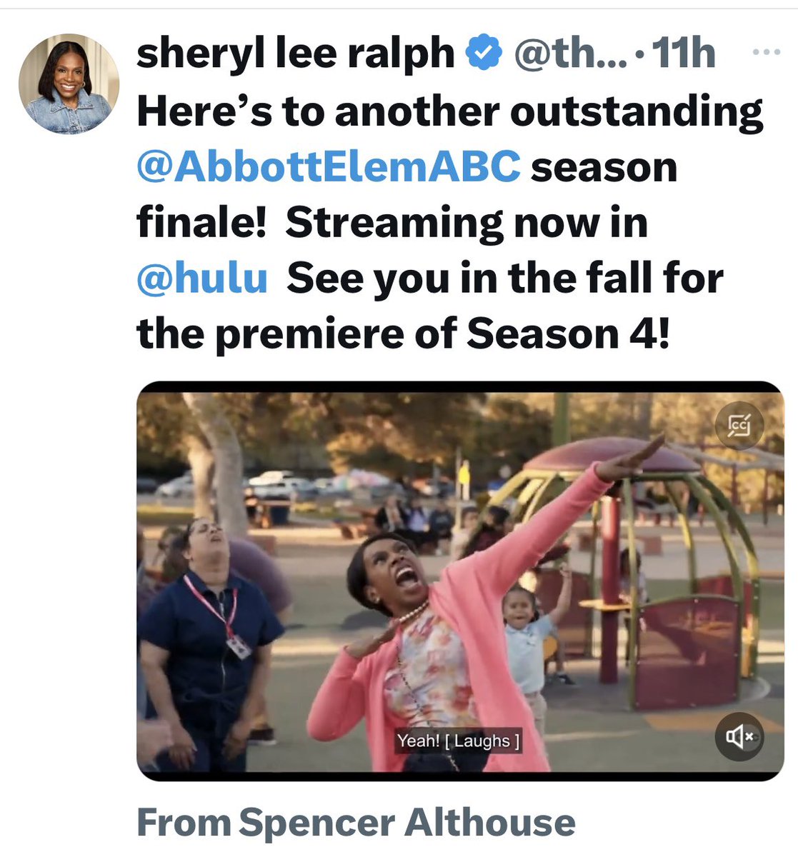 We can ALWAYS depend on <a href="/thesherylralph/">sheryl lee ralph</a> to rep 🇯🇲 - look at her <a href="/usainbolt/">Usain St. Leo Bolt</a> pose 👏👏 love it!