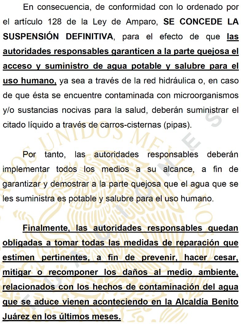 Lucina's tweet photo. En lo que @x y @XMexico devuelve la cuenta @BjAguaOficial les informamos, el Juez obliga a darnos agua potable a los afectados por #aguacontaminada a quitar GASOLINA, CLOROFORMO y demás. @Adela_Micha @lopezdoriga @SergioSarmiento @Pajaropolitico @heraldodemexico @LaCronicaMx https://t.co/3TbaJsPbjf