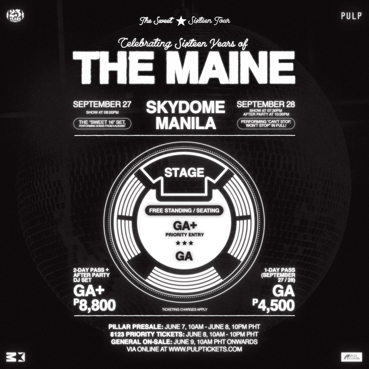 HappyTixPasabuy's tweet image. ~ TICKETING ASSISTANCE OPEN ~

We offer ONLINE ticket purchasing / pasabuy for CELEBRATING SIXTEEN YEARS OF THE MAINE THE SWEET SIXTEEN TOUR IN MANILA

FORM: docs.google.com/forms/d/e/1FAI…

✅ Presale / General Sale

wts tpa proxy service tickets lfb ph
#TheMaine #THEMAINEinMANILA2024