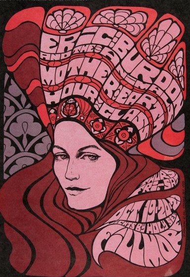 womensart1's tweet photo. Bonnie MacLean, US artist known for her 1960s and 70s classic posters using an iconic psychedelic art style to promote rock bands and their concerts #womensart https://t.co/Iuc4slWp0M