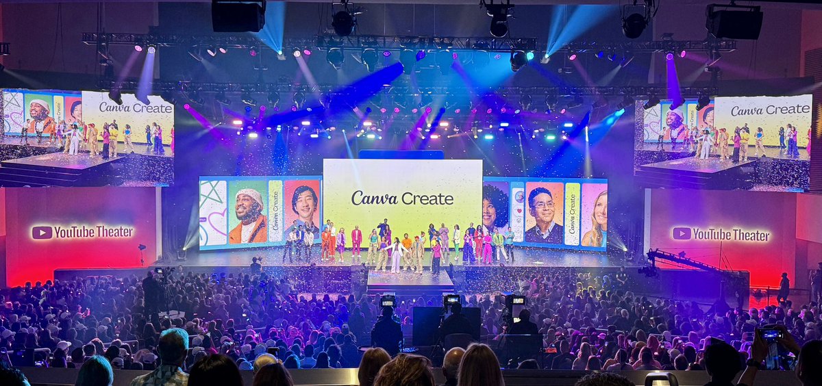 A great day supercharging creative content with <a href="/canva/">Canva</a> at SoFi stadium today.