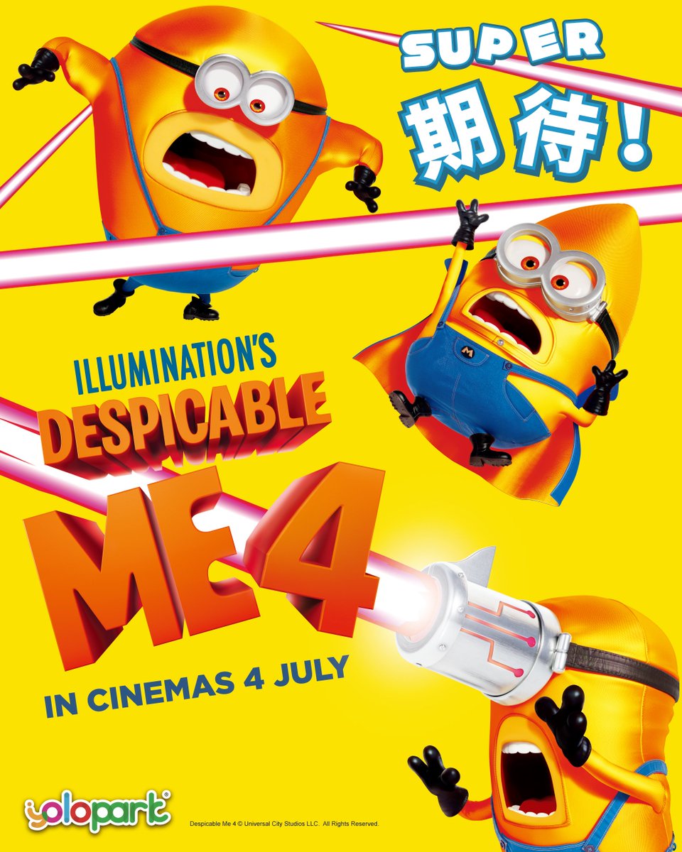 yolopark's tweet photo. Bello! ๐
The new AMK Series model kits are about to be launched~
The next one is: The Mega Minions! ๐
#AMKSeries #MegaMinions #DespicableMe4 #ModelCollection #ToyLaunch #YOLOPARK #Toys #Mel #Tim #Dave #Gus #Jerry #PreOrderNow #ModelKits https://t.co/ALBduH7lj1