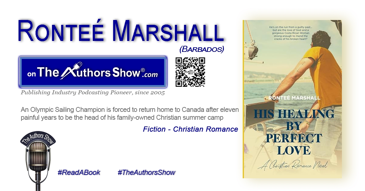 The faith of an olympic champion is featured in author Ronteé Marshall's book: His Healing by Perfect Love. Listen at wnbnetworkwest.com/RonteeMarshall #theauthorsshow #authors #books #readabook #bookstagram #fiction #christian #romance