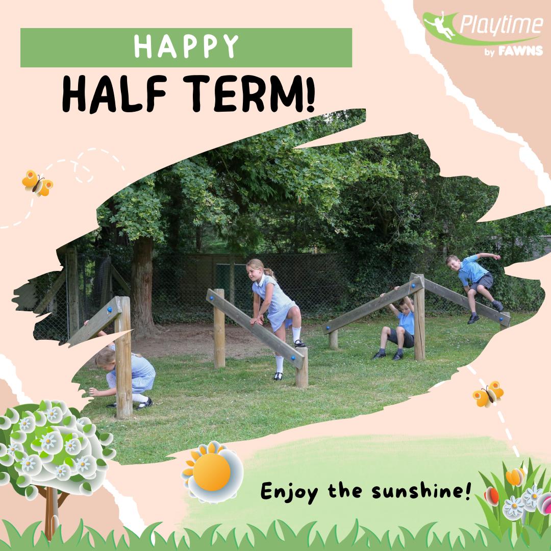 ☀️ Happy half term! ☀️ 
We hope you enjoy a week of sunshine and relaxation. 

Remember, our sales team are happy to help you with playground design ideas to fit your budget and playground space. 

fawns.co.uk/contact

#playgrounddesign #playtimebyfawns #outdoorplaygrounds