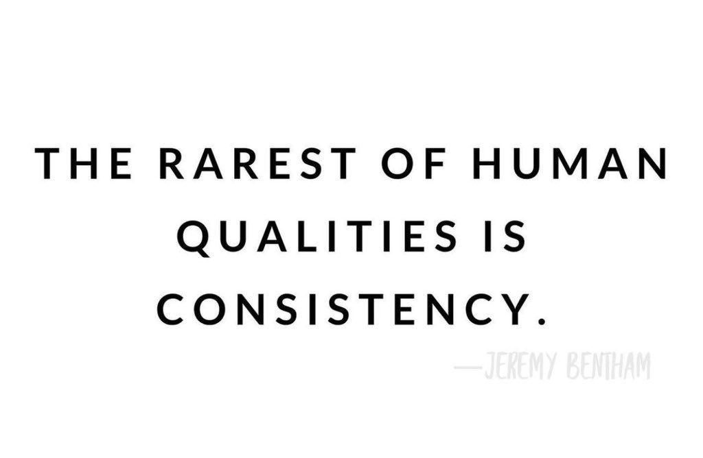 Consistency is 🗝️
