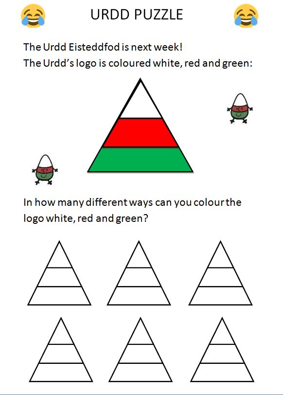 GarethFfowc's tweet photo. #minipuzzle 24/05 😂

Urdd Eisteddfod next week. It has to be an @Urdd challenge!

https://t.co/pj2moTDECD
https://t.co/nTnsumayP9 https://t.co/6AGU8FLtAv