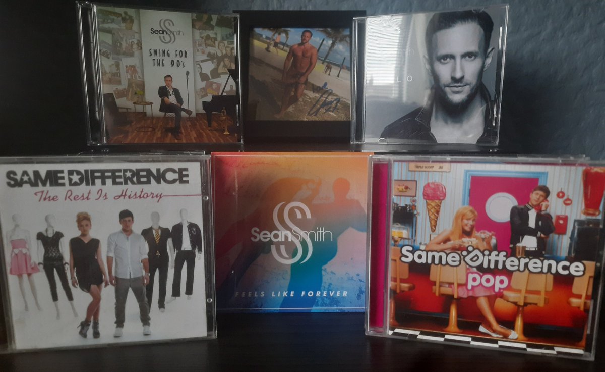 My @SeanSmithSolo collection 💛 this man's music always makes me feel better after a bad day 🌈 ❤🧡💛💚💙💜