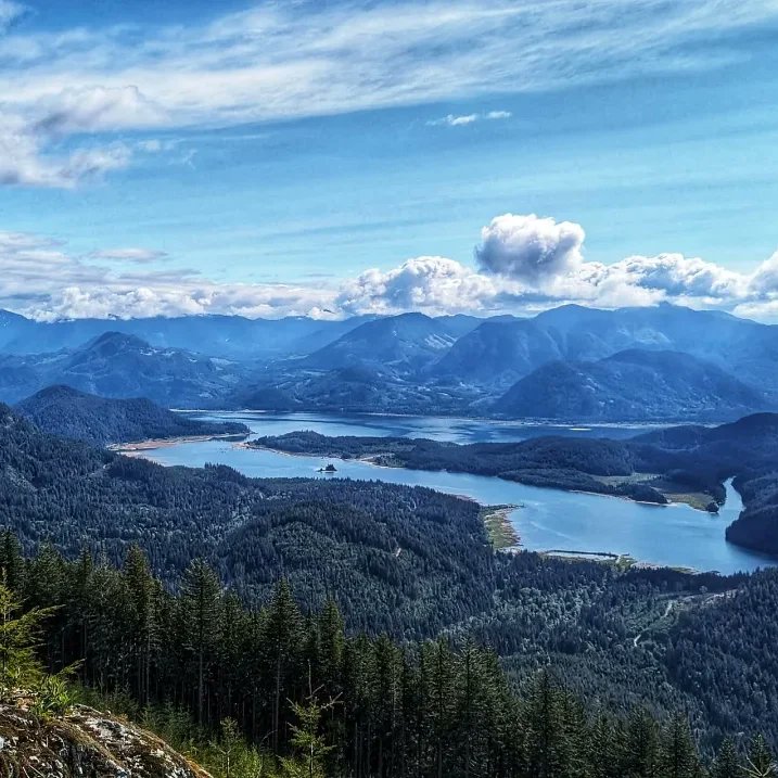 backyard views! 45 minutes from home, I made it to the top!