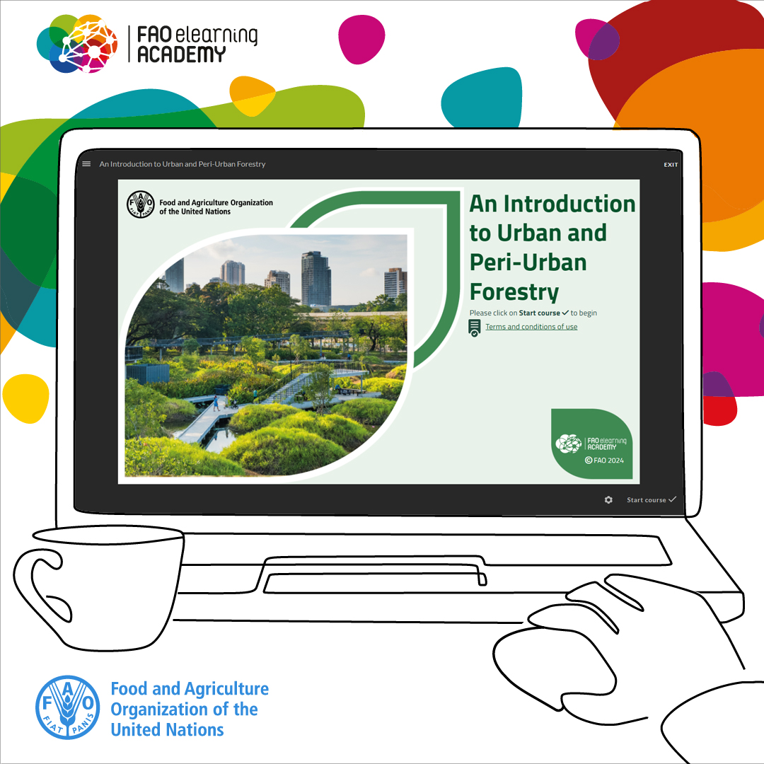 Enrol in a free new online course with @‌FAO's elearning Academy! An introduction to urban and peri-urban forestry ow.ly/P21X50RSCBC #GreenCities