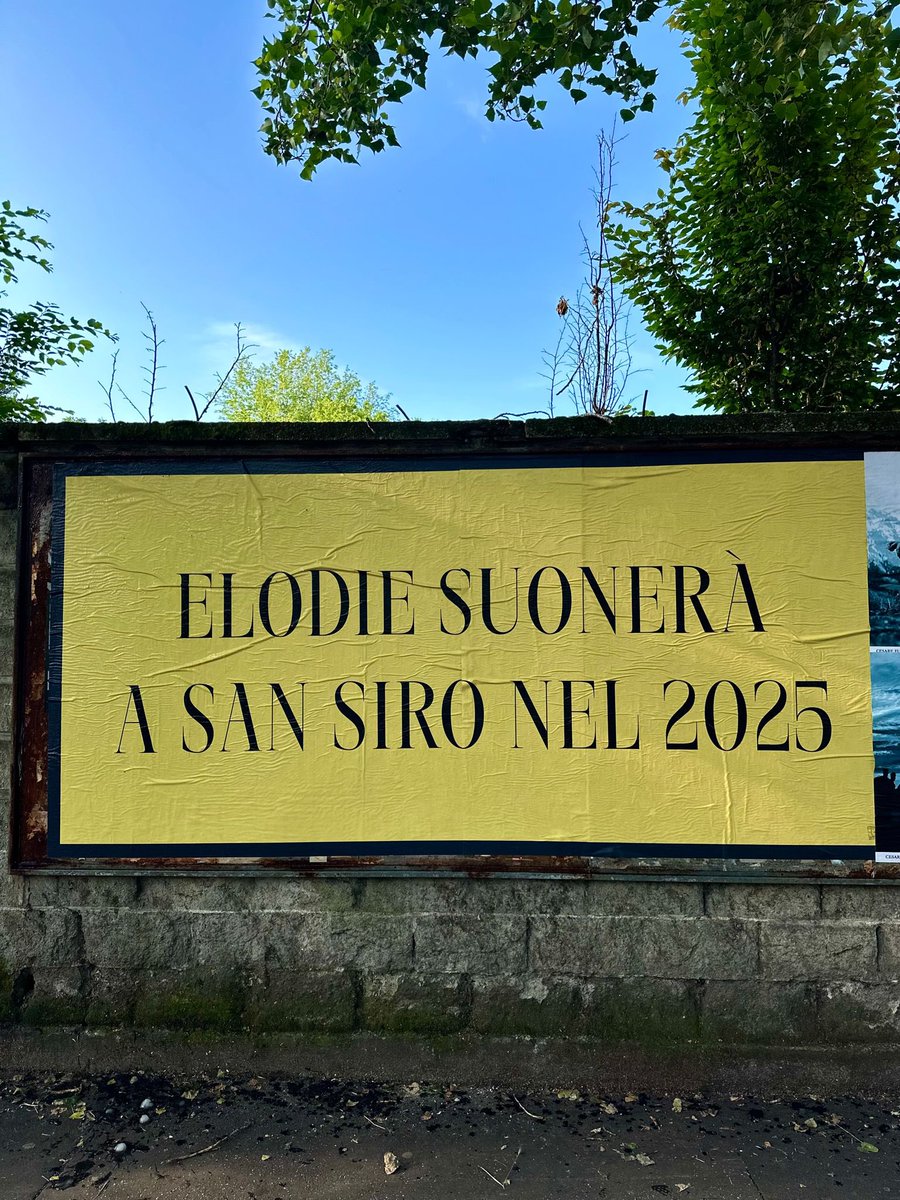 SIETE SVEGLI?? ELODIE SUONERÀ AL SAN SIRO NEL 2025