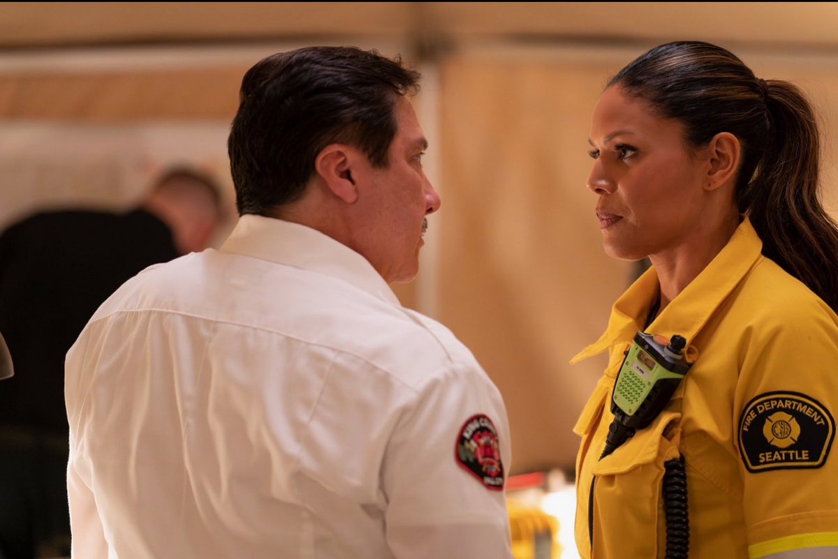 officialmdgang's tweet photo. ONE EP LEFT! 😭

Special shoutout to @MerleDandridge for embodying Chief Ross with such grace and excellence, showcasing the strength and leadership of women of color in the pivotal role of Fire Chief. Your portrayal has been truly inspiring. We love you! #TeamTash #Station19 https://t.co/nuNpy30th4
