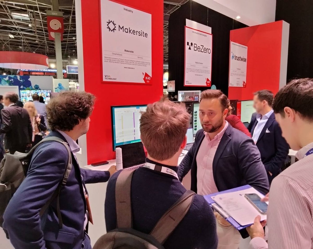 Hitachi and some of our portfolio companies are exhibiting at the ongoing startup and tech event #VivaTech in Paris! We're very much enjoying the enthusiastic crowds visiting our booth✨✨ #VVTJapan2024