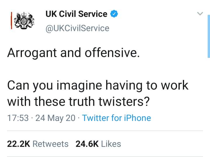 Happy UK Civil Service tweet anniversary to all who celebrate 🥳