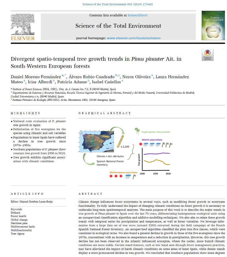 Daniel Moreno-Fernández (@foresrock) on Twitter photo Really happy to share this paper. This is in my top5 😀We classified NFI plots of Pinus pinaster into ecoregions and model the annual growth of the ecoregions.
<a href="/LauHMT/">Laura Hernández Mateo</a> <a href="/IciarAlberdi/">Iciar Alberdi</a> <a href="/nerea_oliveira/">Nerea Oliveira</a>
<a href="/CSIC/">CSIC</a> <a href="/INIA_es/">INIA-CSIC</a> <a href="/EuPathfinder/">PathFinder</a>
doi.org/10.1016/j.scit… Really happy to share this paper. This is in my top5 😀We classified NFI plots of Pinus pinaster into ecoregions and model the annual growth of the ecoregions.
<a href="/LauHMT/">Laura Hernández Mateo</a> <a href="/IciarAlberdi/">Iciar Alberdi</a> <a href="/nerea_oliveira/">Nerea Oliveira</a>
<a href="/CSIC/">CSIC</a> <a href="/INIA_es/">INIA-CSIC</a> <a href="/EuPathfinder/">PathFinder</a>
doi.org/10.1016/j.scit…