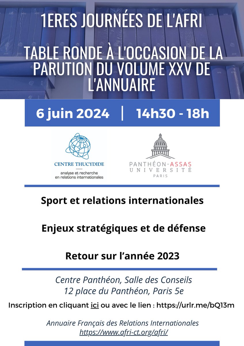 Centre Thucydide / AFRI tweet media