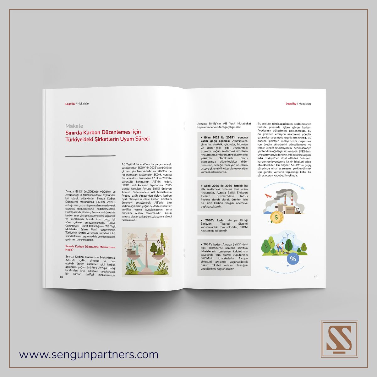 Şengün Akademi olarak Nisan-Mayıs 2024 bültenimizde yer alan “Sınırda Karbon Düzenlemesi için Türkiye’deki Şirketlerin Uyum Süreci” başlıklı makaleyi ilginize sunmaktan mutluluk duyuyoruz.

#şengünakademi #legality #makale

Makalenin tamamını okumak için: sengunpartners.com/bulten/legalit…