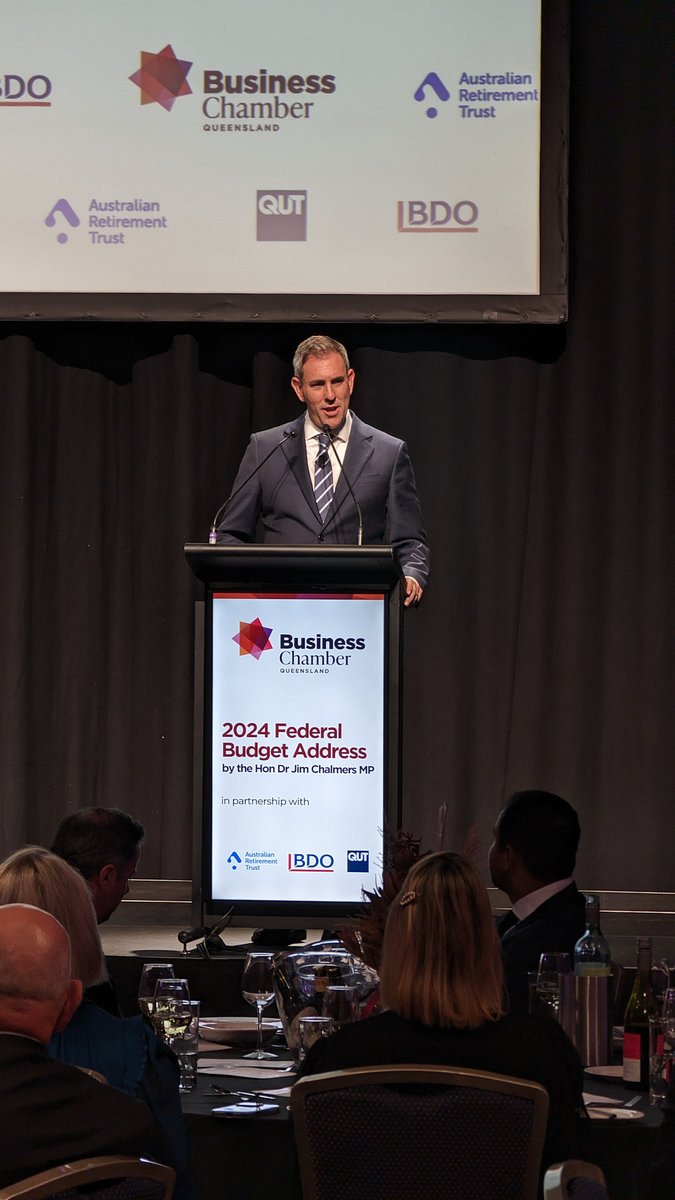 Thanks to @ChamberQLD for the opportunity to finish the post-Budget week on familiar territory in Brisbane, talking about our plans to attract investment in the secure jobs and new industries which will leverage our strengths and power the future of QLD and Australia. #auspol