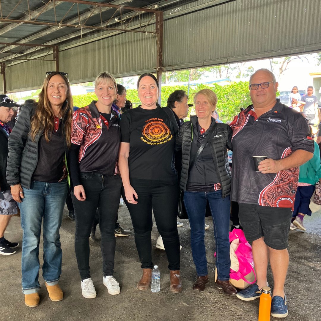 🏅 Ahead of National Reconciliation Week, we’d like to express our gratitude for being invited to take part in this year’s #EldersOlympics. This was a fantastic opportunity for NeuRA's Aboriginal Health & Ageing researchers to join the community and yarn about #healthyageing.