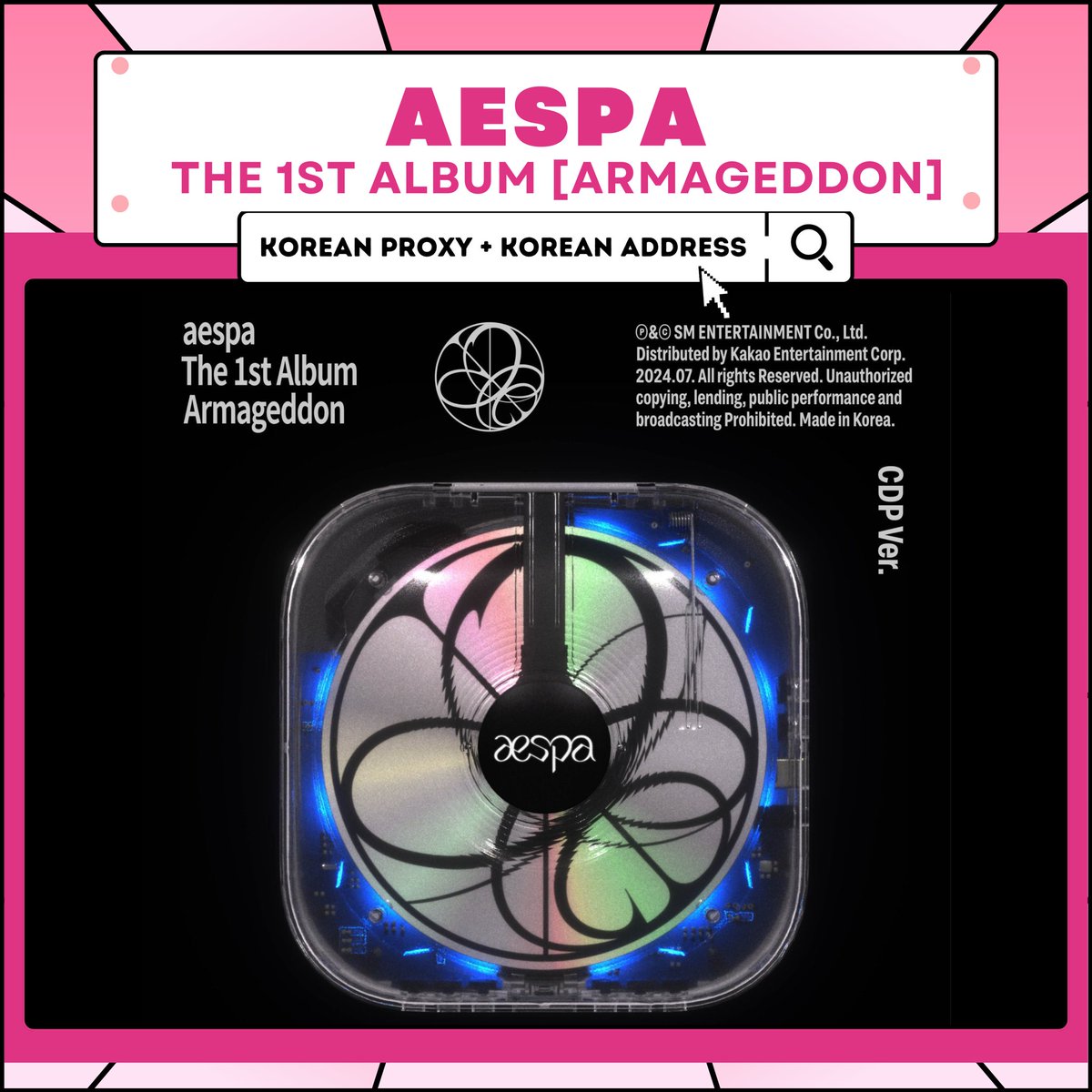 Aespa The 1st Album [Armageddon] CDP Ver. We are open for Proxy Service and Korean Address. ✔️Bulk Buying/ Individually ✔️Bulk Unsealing, Inclusion-only 🚨Let’s use our services for your GOs! 💌kr warehouse pob photocard wts wtb pasabuy kpopgo weverse comeback #aespa #에스파
