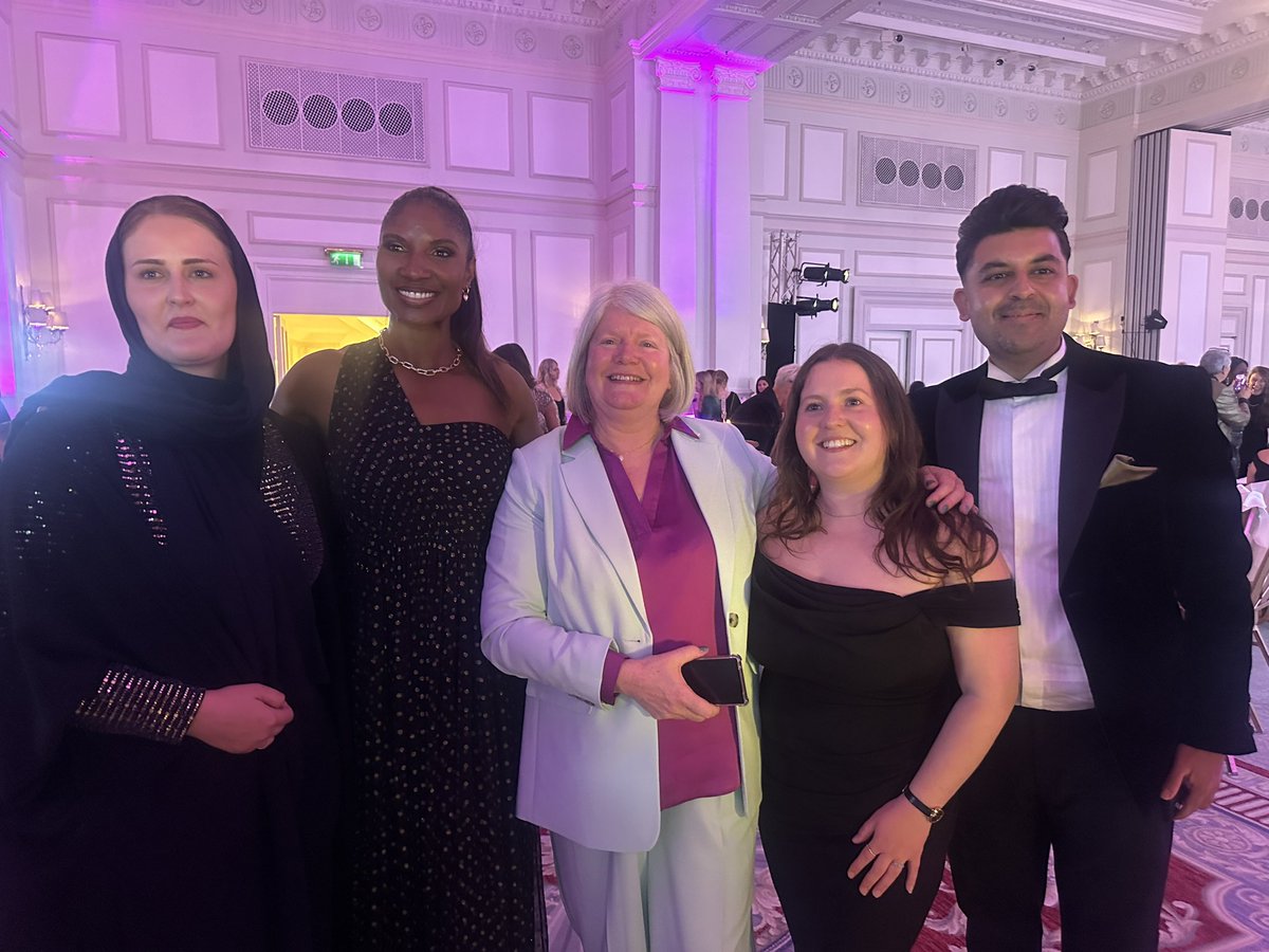 It was an absolute privilege to accompany @CHSGheadteacher , Miss C & Mr M to the @DameKellysTrust #ChampionsBall . As beneficiaries of the trust it was an honour to celebrate Kelly and her work. Thank you to our friends at OBEX Dental for inviting us.