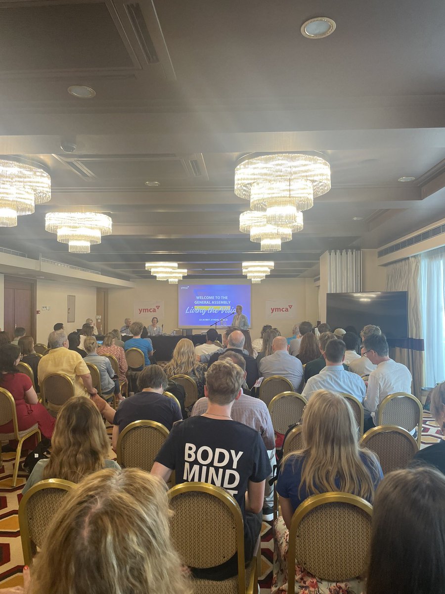 ymcaportadown's tweet photo. Great to be present at the YMCA European General Assembly in Athens, Greece for the next few days along with colleagues from @YMCAIreland.

The theme at this years General Assembly is ‘Living the Vision’.

@ymcaeurope https://t.co/C56Xd2yUPw